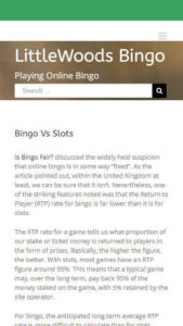 Littlewoods Bingo